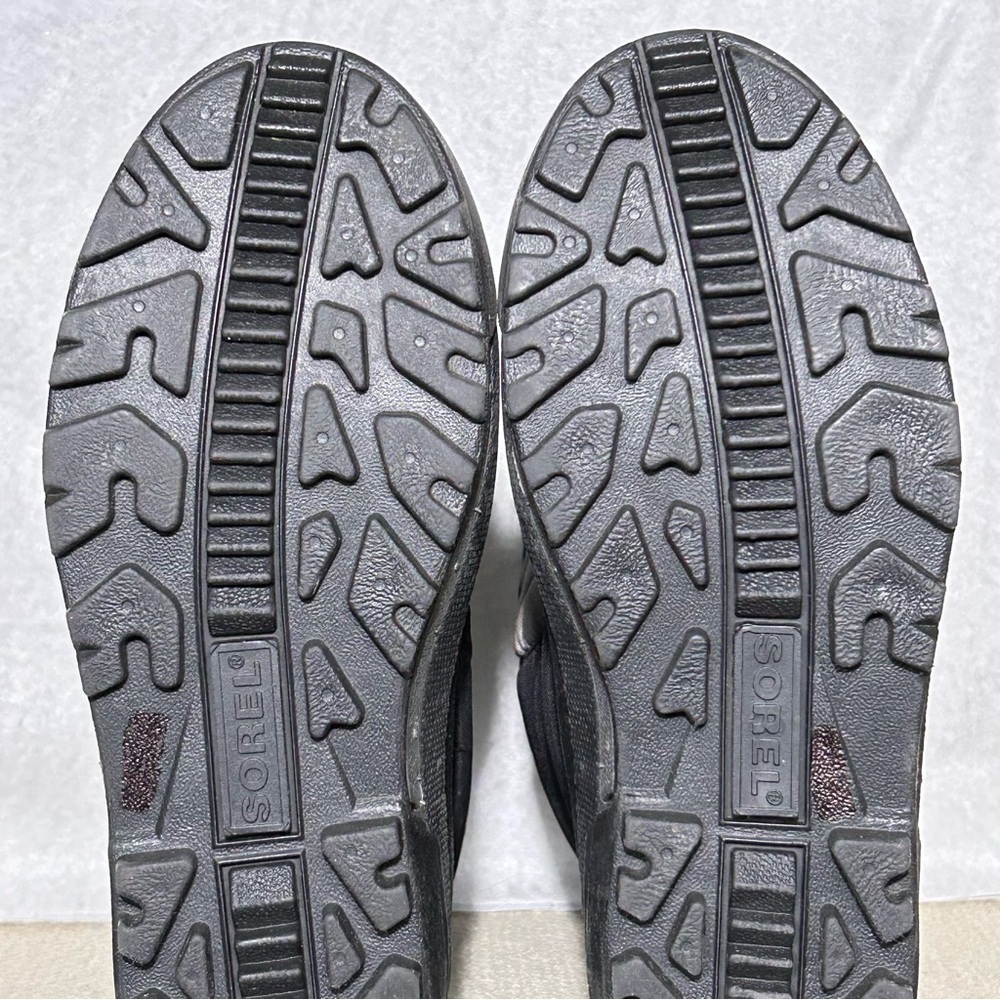 Sorel Big Kids/Youth Black/Grey Snow Goose Insulated Snow Winter Boots SZ 5 - Picture 9 of 11